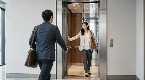 When viewed from a psychological perspective, holding the elevator door highlights two fundamental skills: