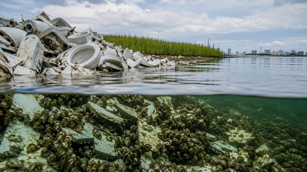 5,000 Old Toilets Crushed to Create a New Marine Habitat