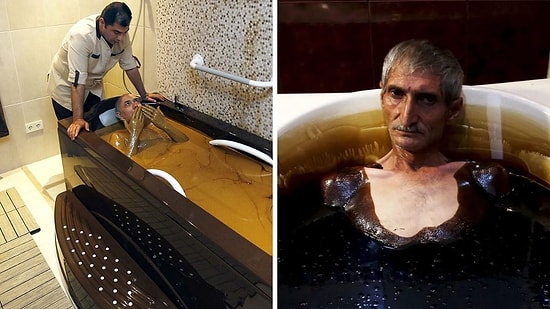 Visitors Bathe in Oil Instead of Water, but Only for 10 Minutes