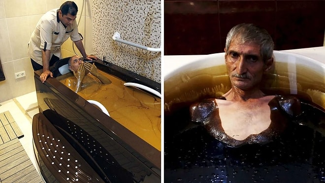 Visitors Bathe in Oil Instead of Water, but Only for 10 Minutes
