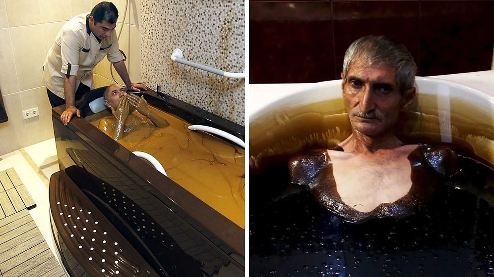 Visitors Bathe in Oil Instead of Water, but Only for 10 Minutes