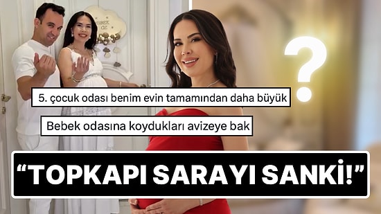 Özlem Öz ve Tayyar Öz'ün 5. Bebekleri İçin Hazırladığı Odanın İhtişamlı Detayları Olay Oldu