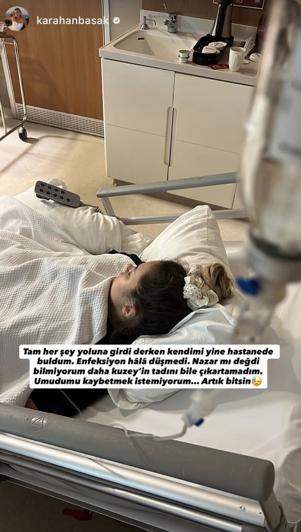 Ancak aradan geçen kısa sürenin ardından Başak Karahan'dan bir kez daha endişelendiren bir haber geldi.