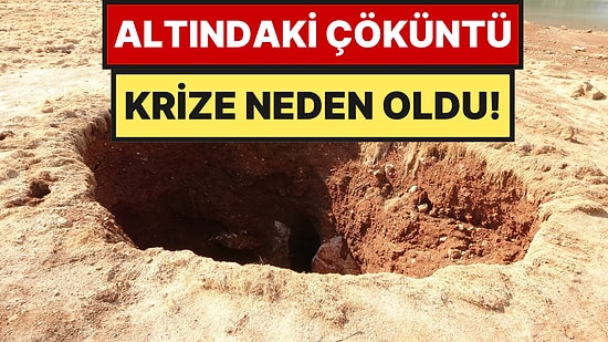 Yerin Altı Yarıldı, Su Bir Anda Kayboldu