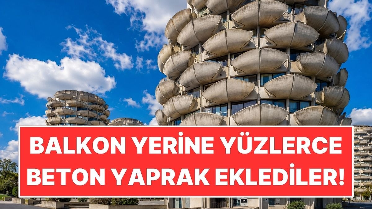 Apartmanlara Balkon Yerine Yüzlerce Beton Yaprak Eklediler