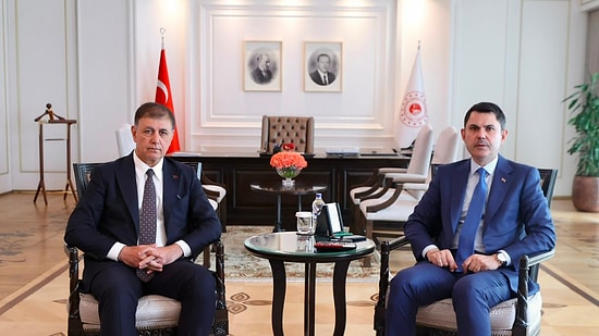 Bakan Kurum, İzmir Büyükşehir Belediye Başkanı Tugay’ı Kabul Etti