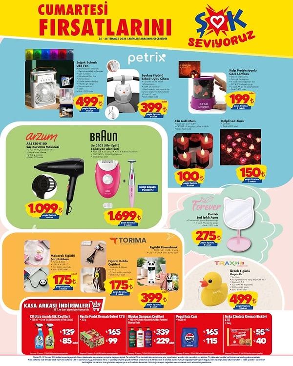 Petrix Soğuk Buharlı USB Fan 499 TL