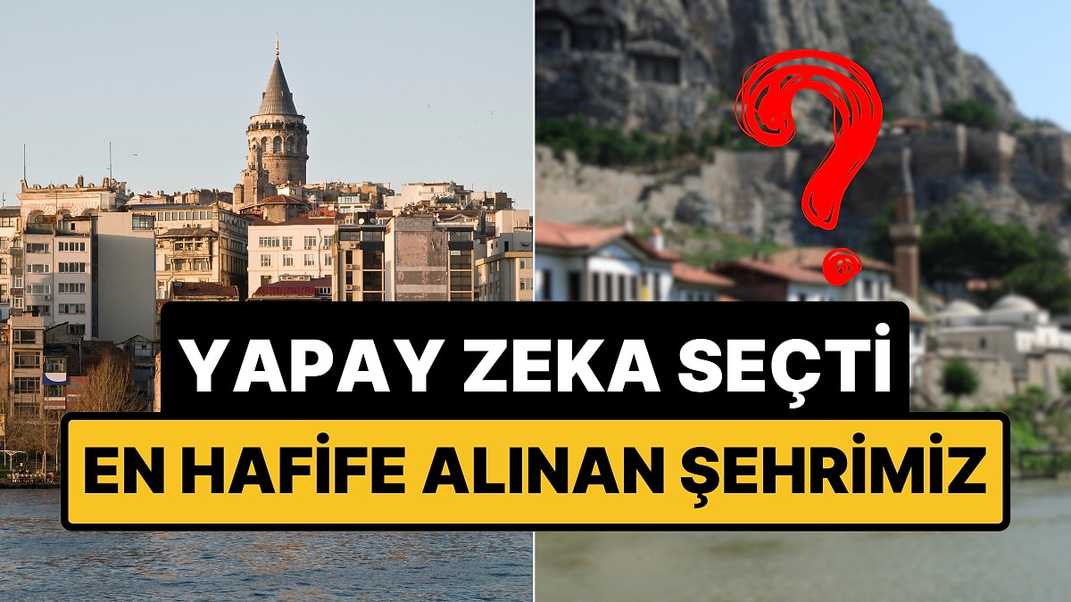 Türkiye'nin 'en hafife alınan' şehri yapay zekaya göre belli oldu