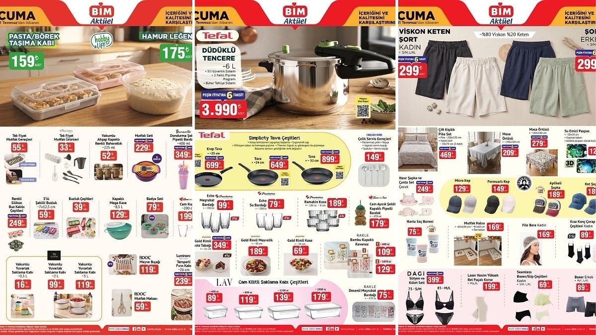 BİM'e Tefal Ürünleri Geliyor! 31 Temmuz 2026 BİM Aktüel Kataloğu