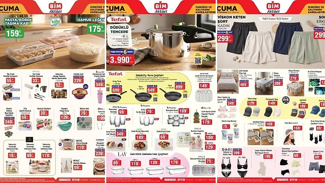 BİM'e Tefal Ürünleri Geliyor! 31 Temmuz 2026 BİM Aktüel Kataloğu