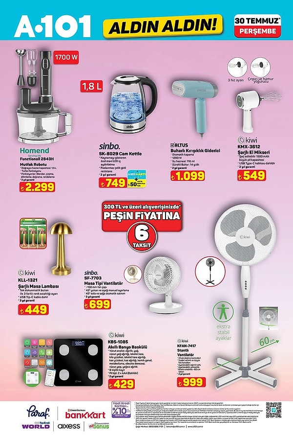 Homend Functionall 2843H Mutfak Robotu 2.299 TL