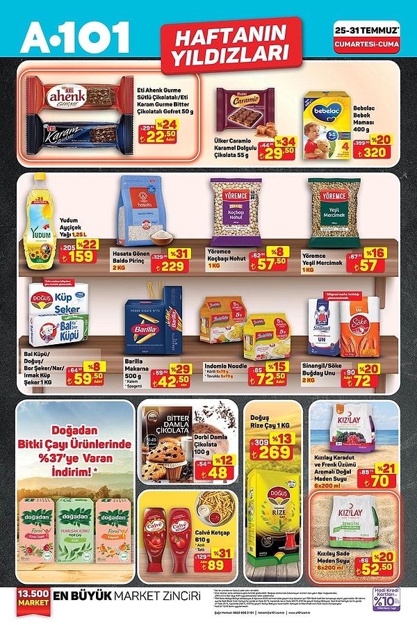 Eti Ahenk Gurme Sütlü Çikolatalı/Eti Karam Gurme Bitter Çikolatalı Gofret 50 g 22,50 TL