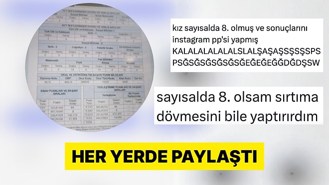 YKS'de Yaptığı Dereceyi Profil Fotoğrafına Kadar Paylaşan Genç Viral Oldu