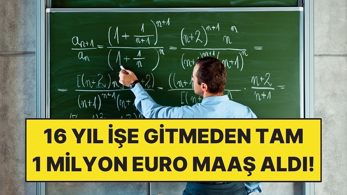 16 Yıllık Hastalık İzninde Hiç İşe Gitmeden 1 Milyon Euro Maaş Aldı!