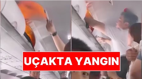 Havada Kabus: İniş Yapan Yolcu Uçağında Powerbank Alev Aldı