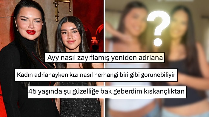 Adriana Lima'yı Kızı Baştan Yarattı: 45 Yaşındaki Modelin Yeni Görünümüne Övgü Yağdı!