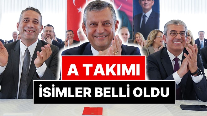 Özgür Özel'in Yeni Partisinin A Takımı Belli Oldu