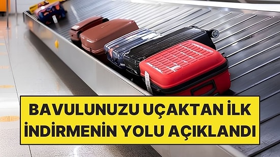 Bavulu Uçaktan İlk İndirmenin Yolu Açıklandı