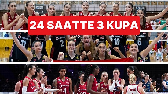 Kadın Voleybolda 24 Saat İçinde 3 Büyük Kupa Kazandık