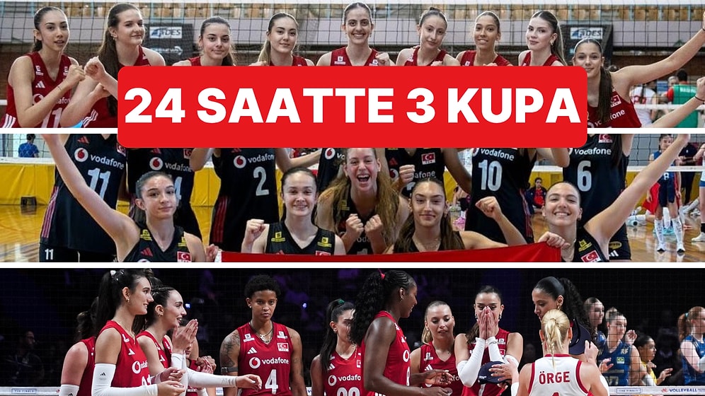 Kadın Voleybolda 24 Saat İçinde 3 Büyük Kupa Kazandık