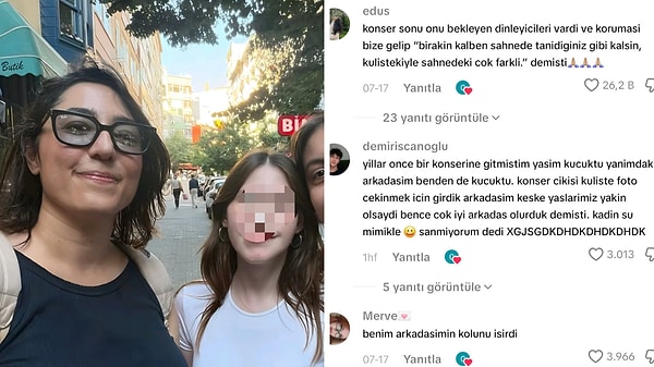 İşin seyri ise Kalben'in hayranının, fotoğrafın altına gelen dikkat çekici yorumları hesabında paylaşmasıyla tamamen değişti.
