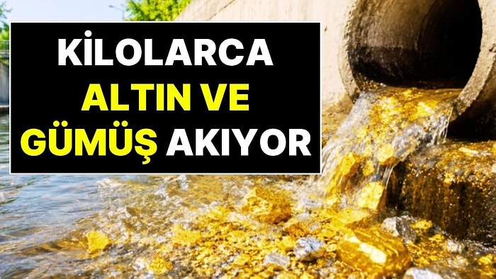 Kanalizasyondan Servet Akıyor: Her Yıl 43 Kilo Altın ve 3 Ton Gümüş Çöpe Gidiyor
