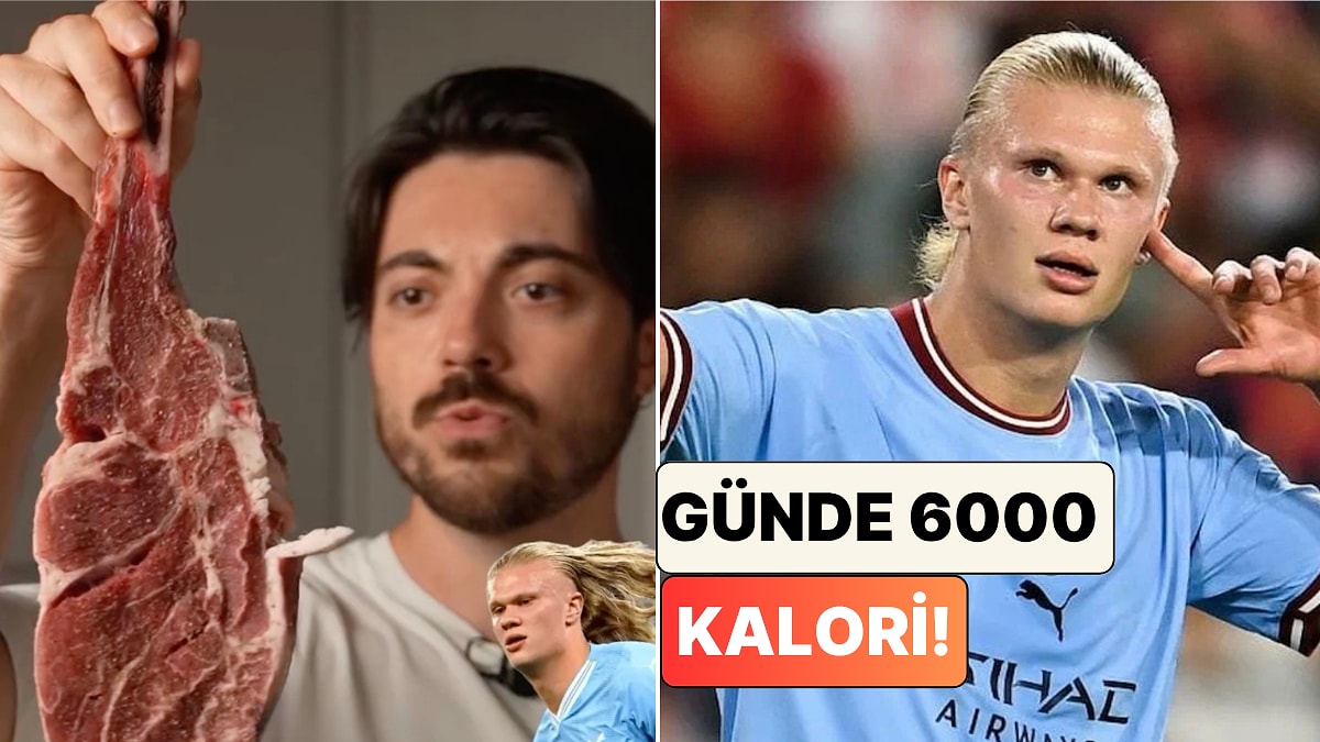 Çiğ Süt, Ciğer ve Yürek! İçerik Üreticisi Emre Gökgöz Erling Haaland'ın Sıradışı Beslenme Rutinini Denedi
