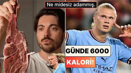 Çiğ Süt, Ciğer ve Yürek! İçerik Üreticisi Emre Gökgöz Erling Haaland'ın Sıra Dışı Beslenme Rutinini Denedi