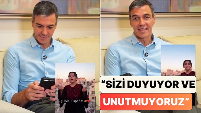 İspanya Başbakanı Pedro Sanchez Portresini Duvara Çizen Gazzeli Çocuklara Video ile Yanıt Verdi