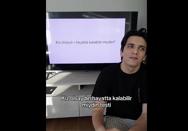 Erkekler de kendini sınadı.