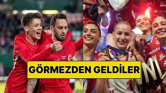 Futbolcuların Filenin Sultanları'nın Şampiyonluğunu Görmezden Gelmesi Tepki Çekti