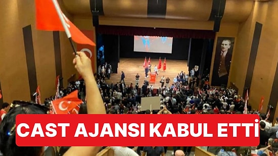 CHP Rozet Takma Törenindeki Figüran Olayını Cast Ajansı Kabul Etti