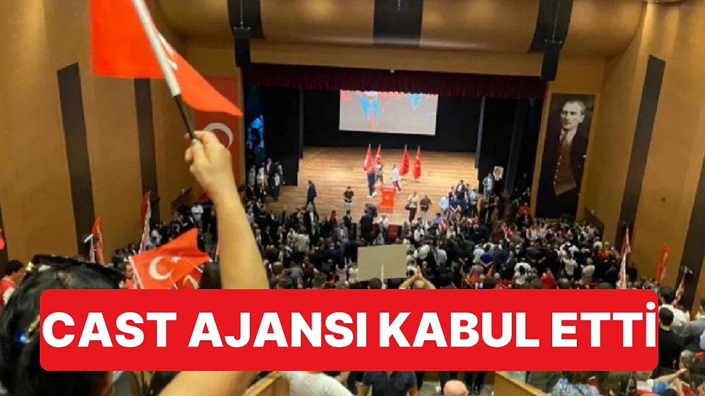 CHP Rozet Takma Törenindeki Figüran Olayını Cast Ajansı Kabul Etti