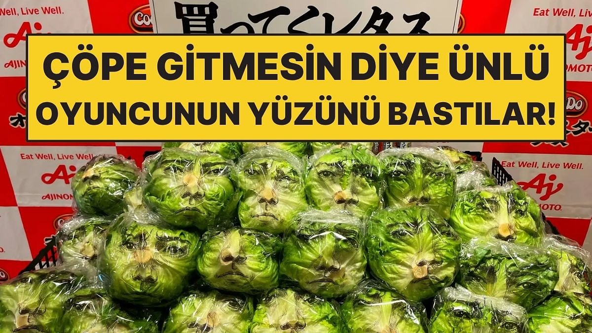 Marullar Çöpe Gitmesin Diye Ünlü Oyuncunun Yüzüne Sardılar