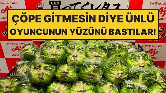 Marullar Çöpe Gitmesin Diye Ünlü Oyuncunun Yüzüne Sardılar