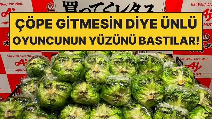 Marullar Çöpe Gitmesin Diye Ünlü Oyuncunun Yüzüne Sardılar