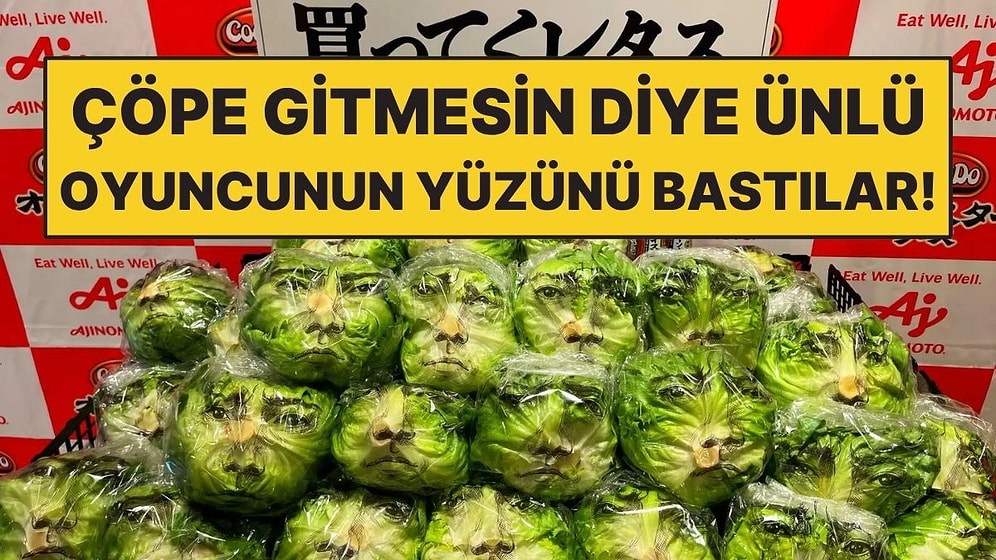 Marullar Çöpe Gitmesin Diye Ünlü Oyuncunun Yüzüne Sardılar