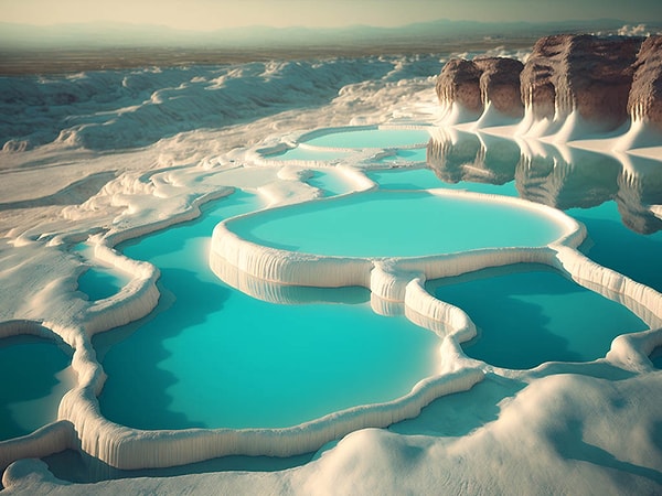 7. Pamukkale Travertenleri