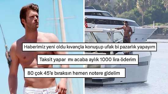 Kıvanç Tatlıtuğ'un Aylardır Satılamayan Teknesi Sosyal Medyada Gündem Oldu!