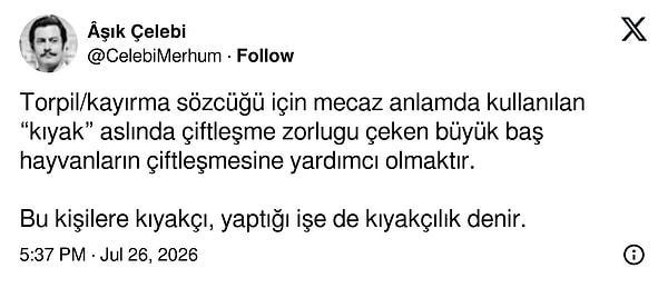 Etimolojiyi seviyoruz.