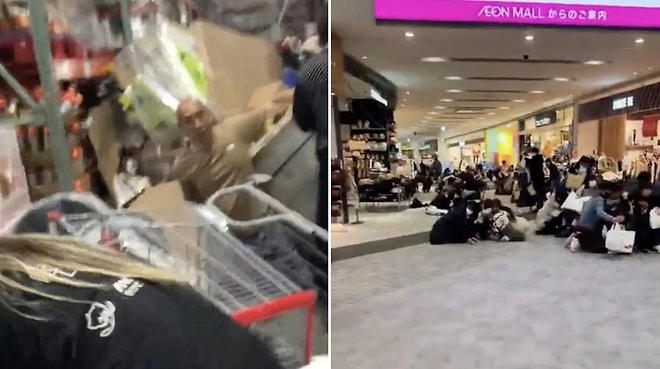 Terrifying Moments: Footage Shows 7.1 Magnitude Earthquake Striking Japan
