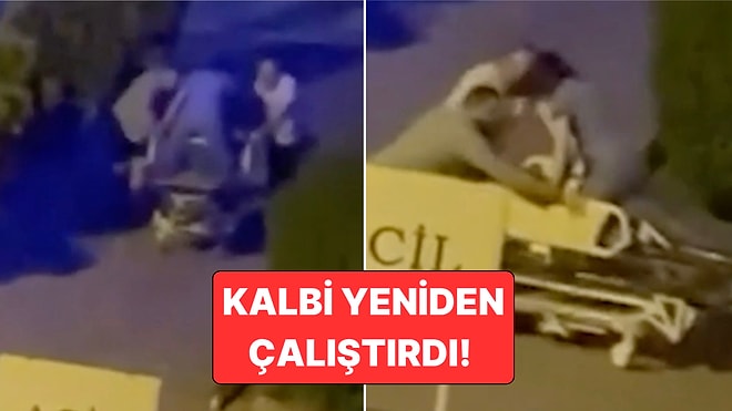 Bursa'da Kalbi Duran Hastaya Olay Yerinde Müdahale Eden Doktor Sedyenin Üzerinde Kalp Masajına Devam Etti!