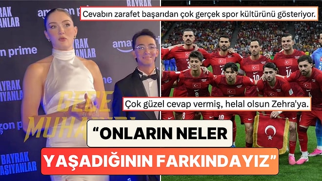 Yanıtı Beğeni Topladı: Zehra Güneş'e Voleybol ve Futbol Takımı Arasındaki Başarı Kıyaslaması Soruldu