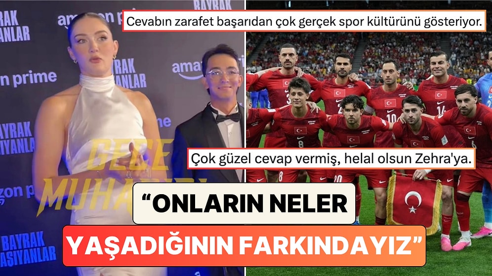 Yanıtı Beğeni Topladı: Zehra Güneş'e Voleybol ve Futbol Takımı Arasındaki Başarı Kıyaslaması Soruldu