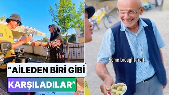 Dünyayı Koşarak Gezen Çinli Gezgin Türkiye'de Bir Köyde Karşılaştığı Misafirperverliği Paylaştı