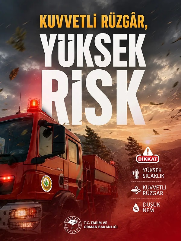 Türkiye'nin özellikle batı ile güney bölgeleri bugünden itibaren kuvvetli rüzgar ve fırtınanın etkisi altına giriyor.