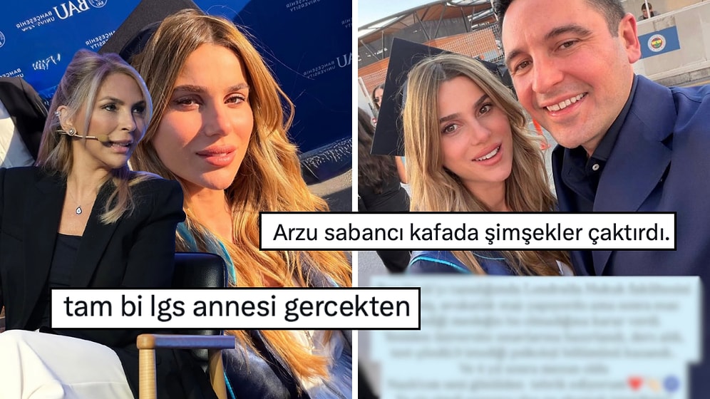 İkinci Üniversitesinden Mezun Olan Nazlı Sabancı'ya Kaynanası Arzu Sabancı'dan Dikkat Çeken Mesaj!