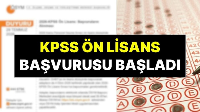 KPSS Ücreti Belli Oldu: KPSS Ön Lisans Başvuruları Başladı