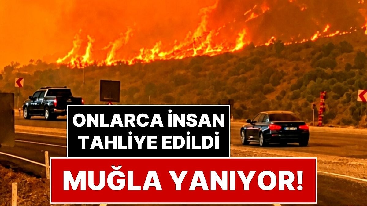 Fethiye’de Orman Yangını Çıktı: Fethiye-Antalya Yolu Yangın Nedeniyle Kapatıldı