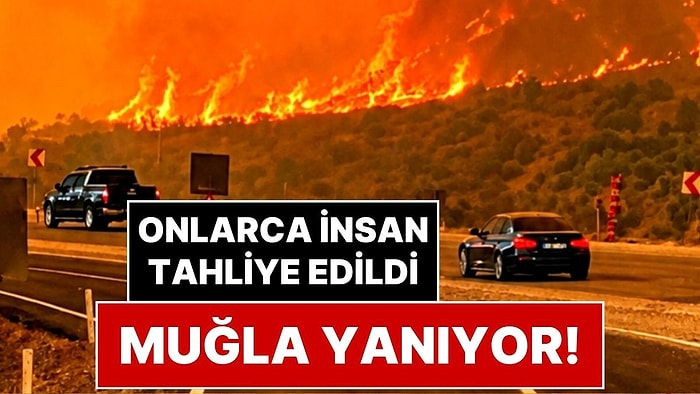 Fethiye’de Orman Yangını Çıktı: Fethiye-Antalya Yolu Yangın Nedeniyle Kapatıldı
